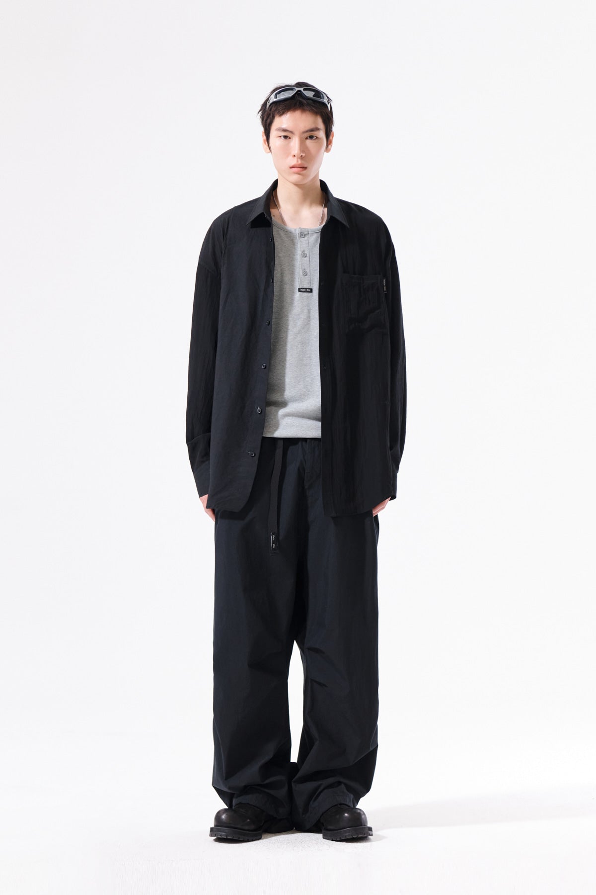 Matin Kim - Strap Belted Pants (Black) product image 11 | TRAB K-Fashion Australia