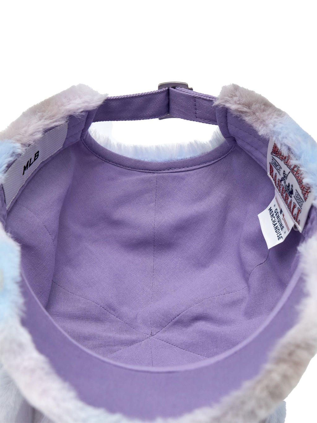 MLB Korea - MLB Bunny Colorful Fur Unstructured Ball Cap LA Dodgers (Lavender) product image 6 | TRAB K-Fashion Australia