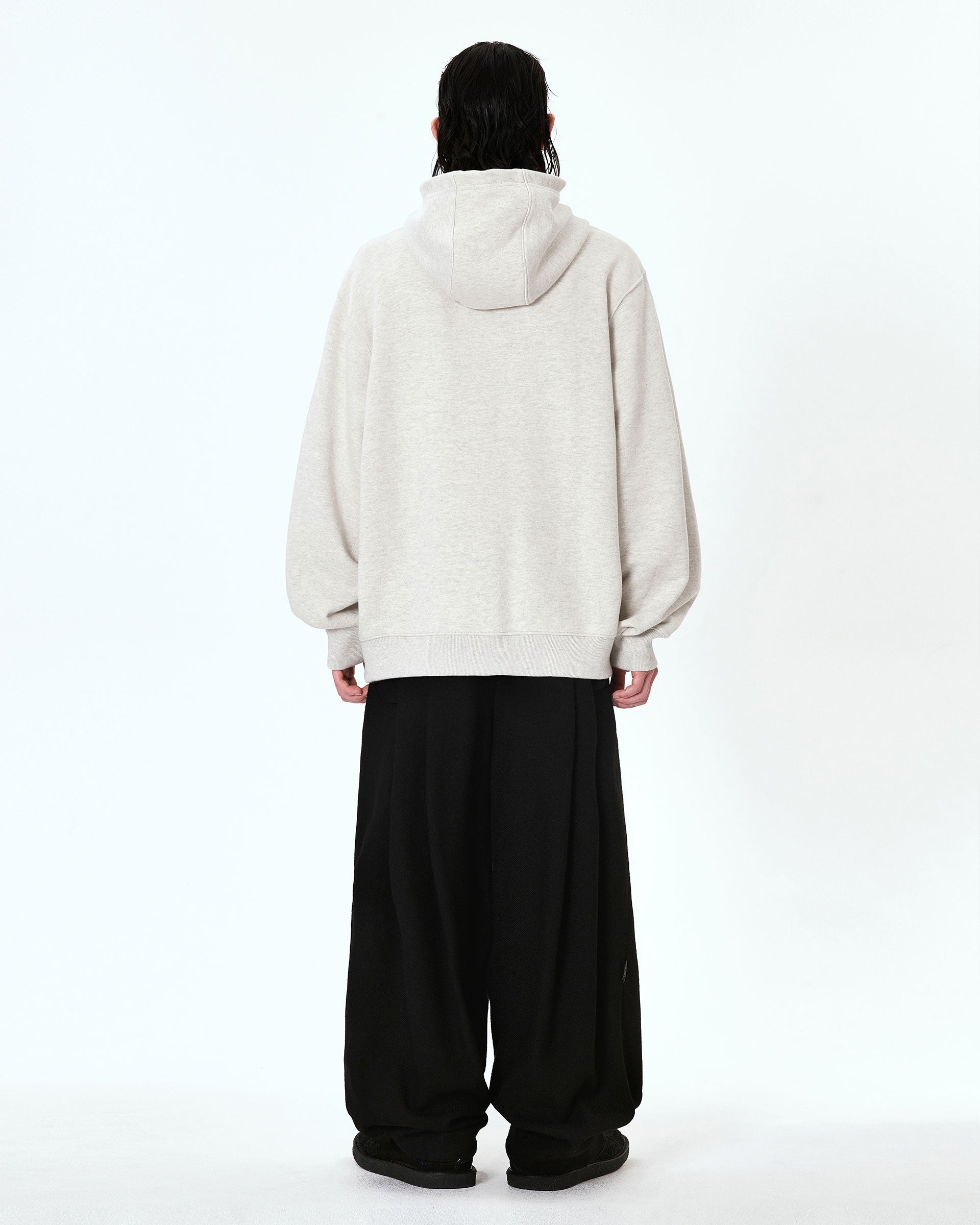 Ader Error - Caner logo hoodie (Oatmeal) product image 5 | TRAB K-Fashion Australia