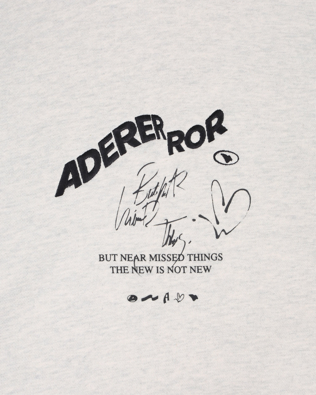 Ader Error - Caner logo hoodie (Oatmeal) product image 6 | TRAB K-Fashion Australia