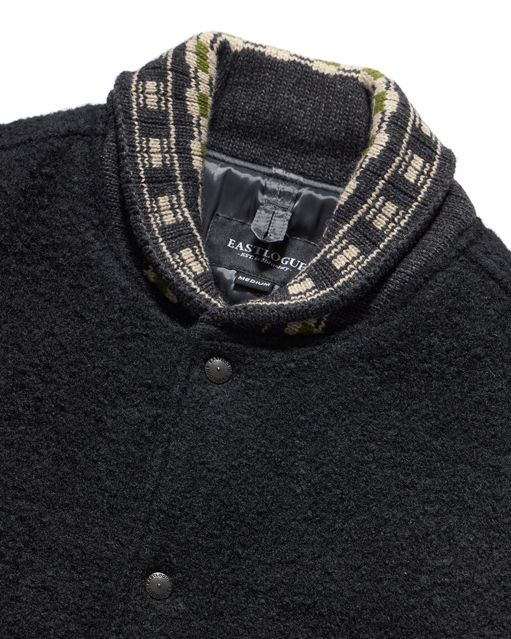 Eastlogue - Teddy Blouson Jumper (Black) product image 7 | TRAB K-Fashion Australia