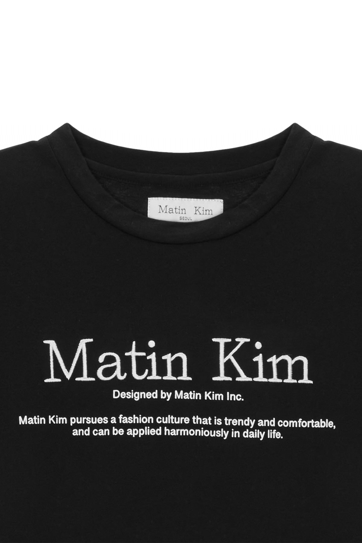 Matin Kim - Matin Heritage Crop Top (Black) product image 3 | TRAB K-Fashion Australia