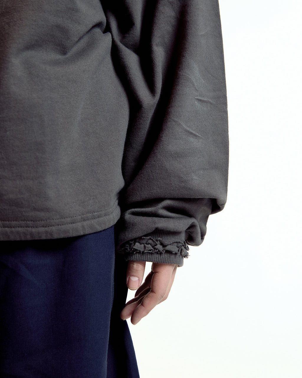 Coyseio - Drawstring Long Sleeve (Charcoal) product image 3 | TRAB K-Fashion Australia