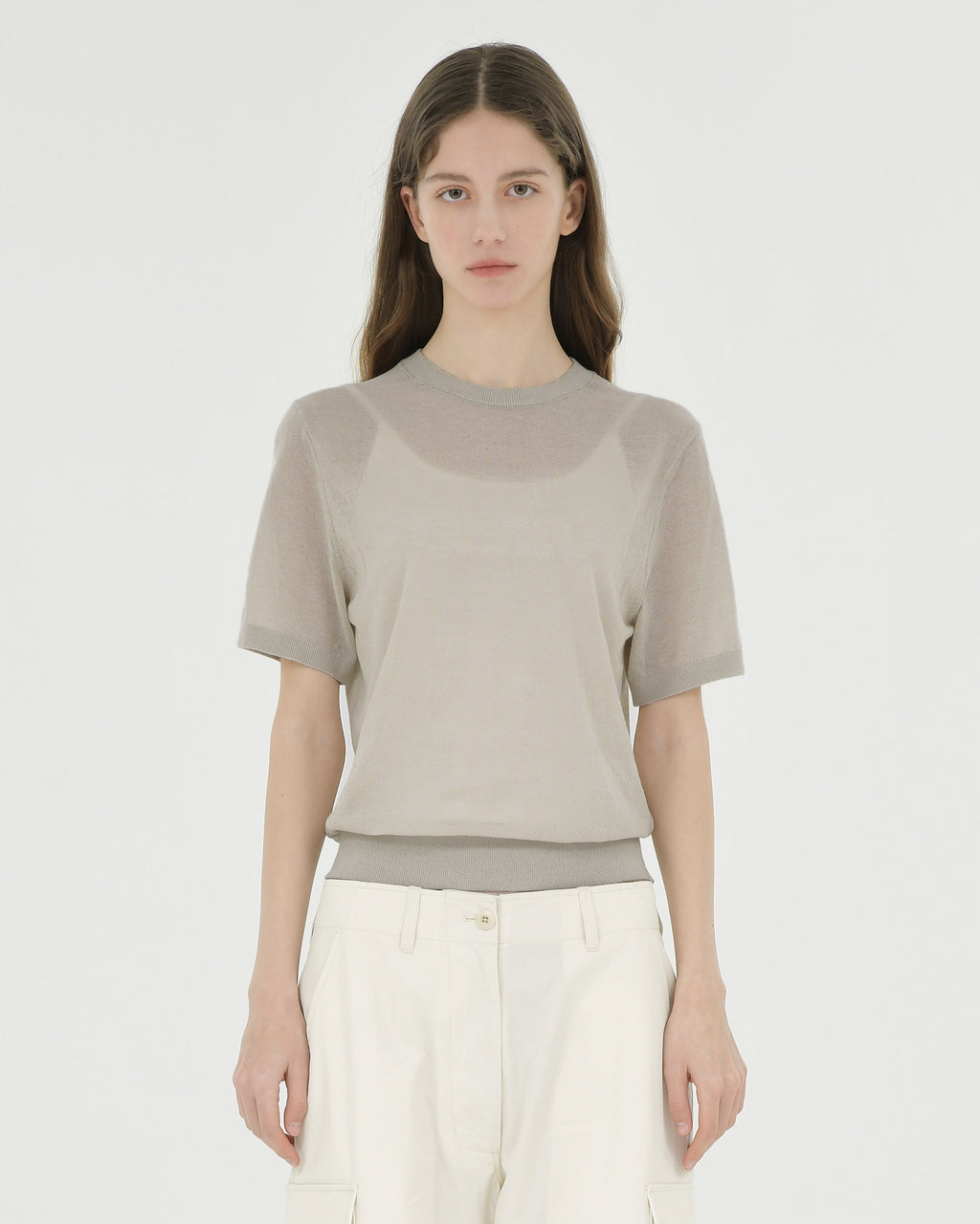 Brownyard - Essential Half Knit (Beige) product image 1 | TRAB K-Fashion Australia