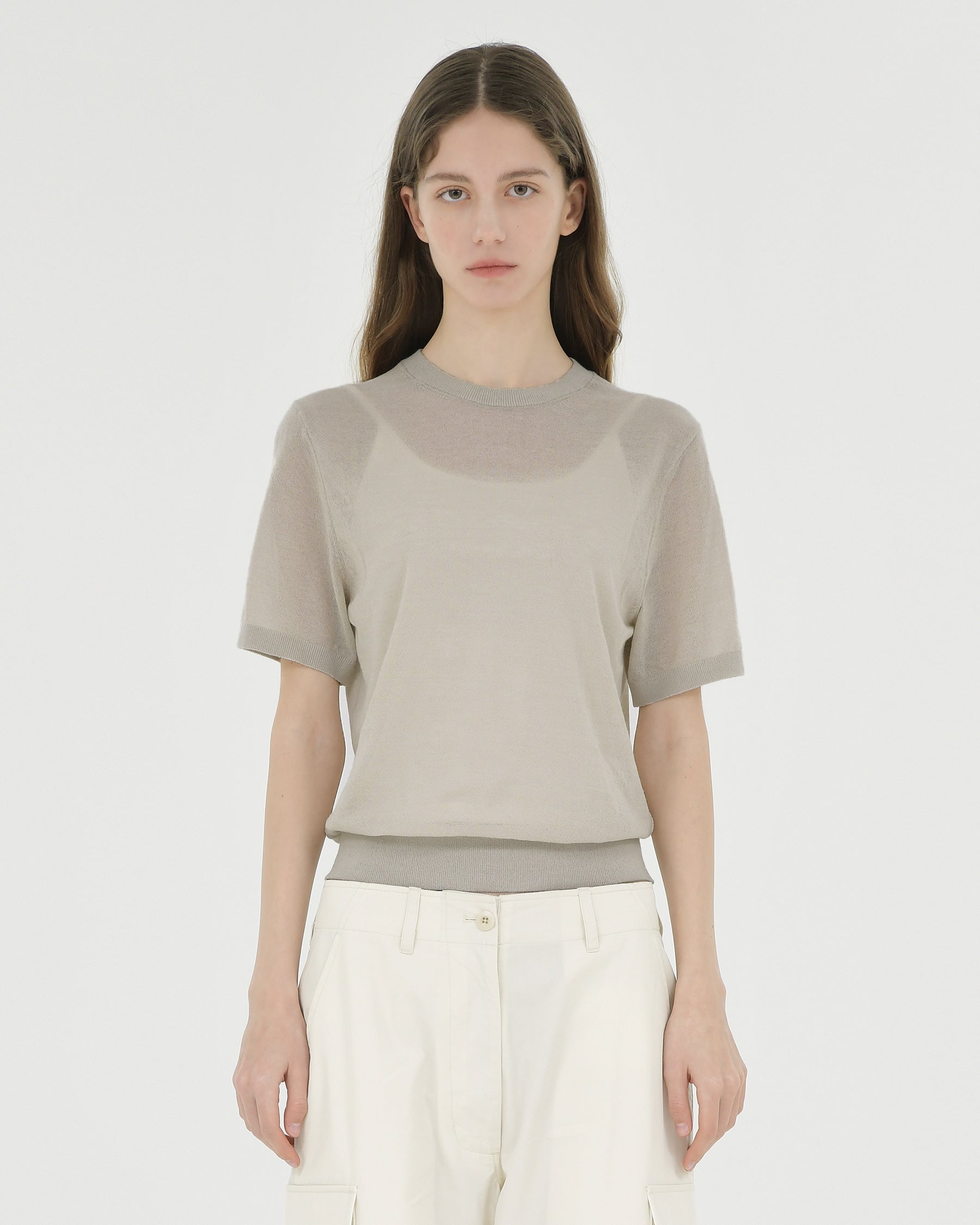 Brownyard - Essential Half Knit (Beige) product image 1 | TRAB K-Fashion Australia