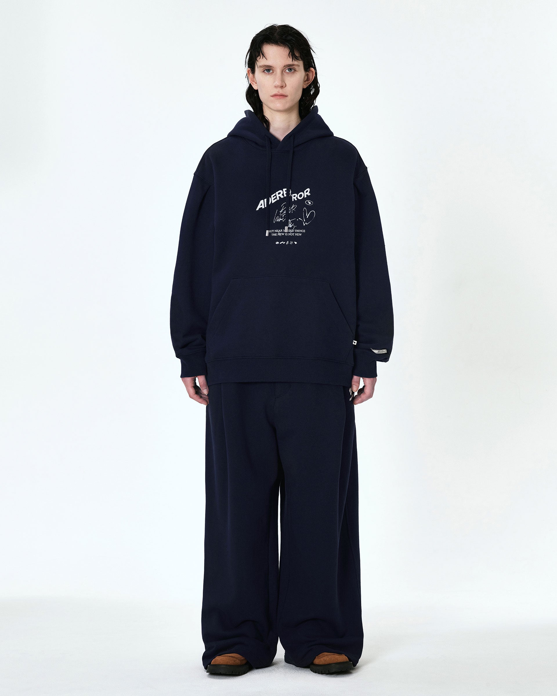 Ader Error - Caner logo hoodie (Navy) product image 3 | TRAB K-Fashion Australia