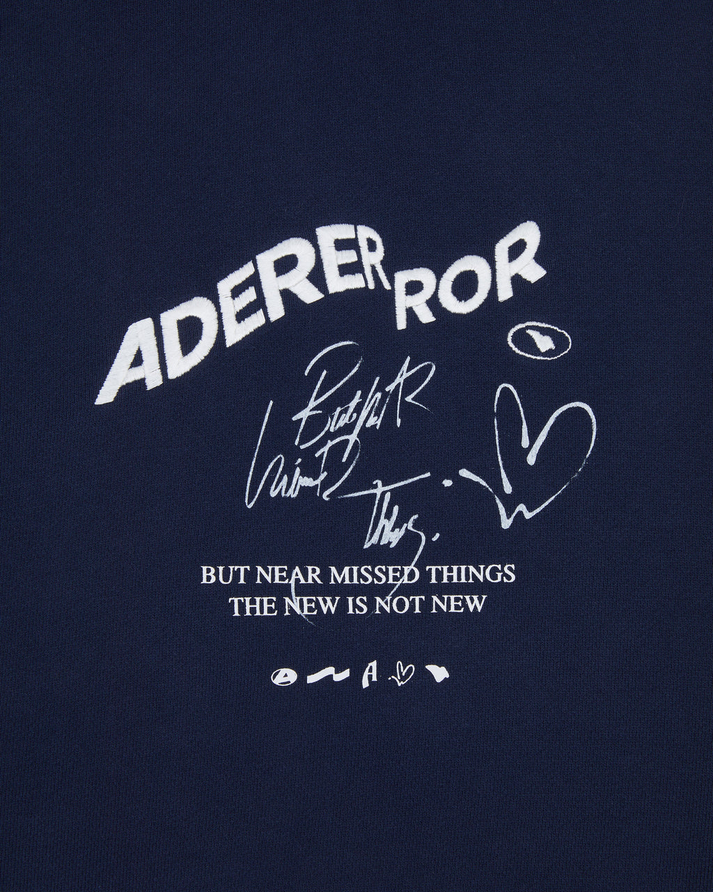 Ader Error - Caner logo hoodie (Navy) product image 6 | TRAB K-Fashion Australia