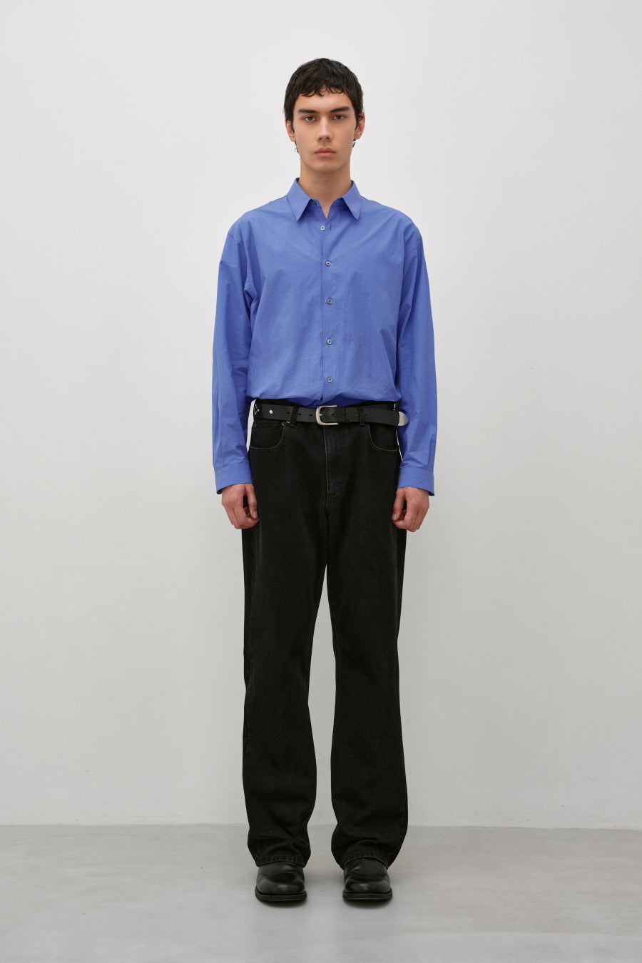 Insilence - HighTwist Typewriter Shirt (Blue) product image 3 | TRAB K-Fashion Australia