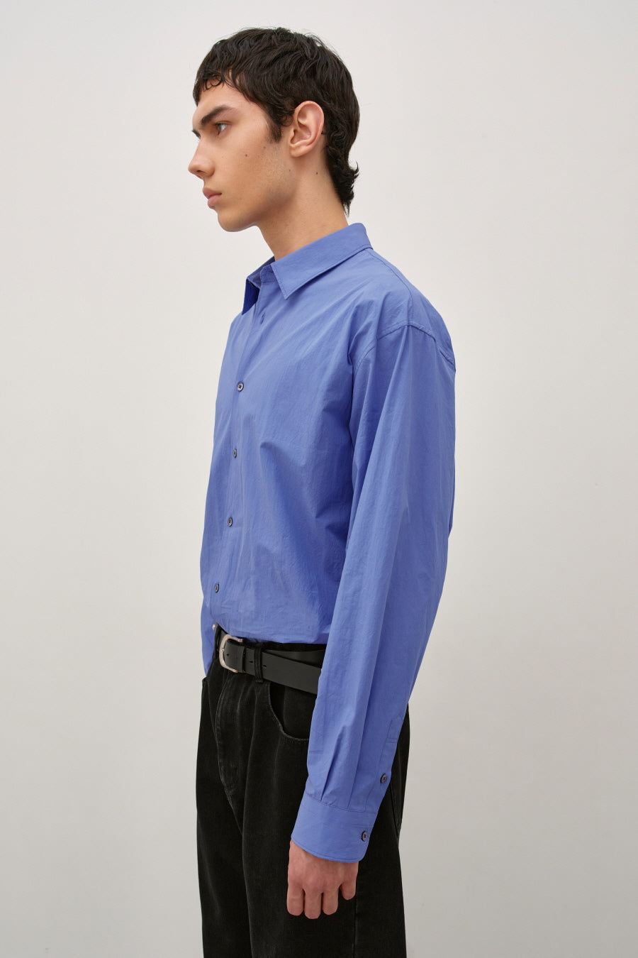 Insilence - HighTwist Typewriter Shirt (Blue) product image 6 | TRAB K-Fashion Australia