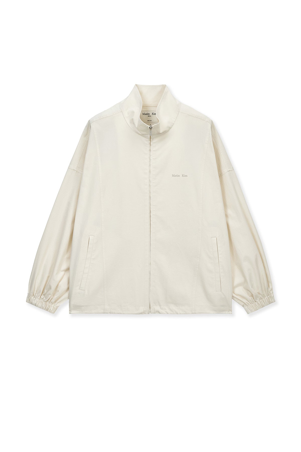 Matin Kim - Back Logo High Neck Jumper (Cream) product image 2 | TRAB K-Fashion Australia