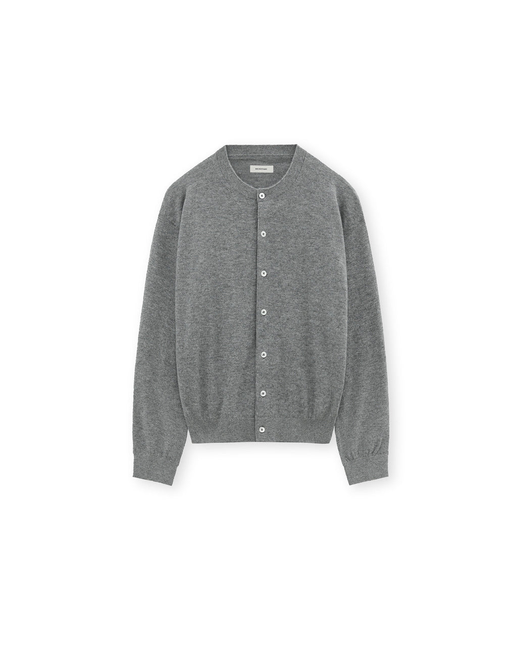Brownyard - [Pre-Order – Ships October 14] Super Light Cashmere Round Cardigan (Grey) product image 7 | TRAB K-Fashion Australia