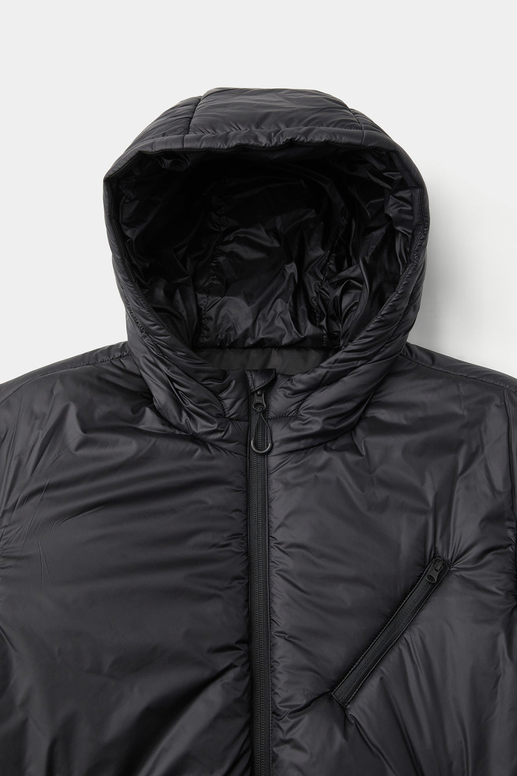 Coor - Light Weight Shell Padded Hoodie Jumper (Black) product image 5 | TRAB K-Fashion Australia