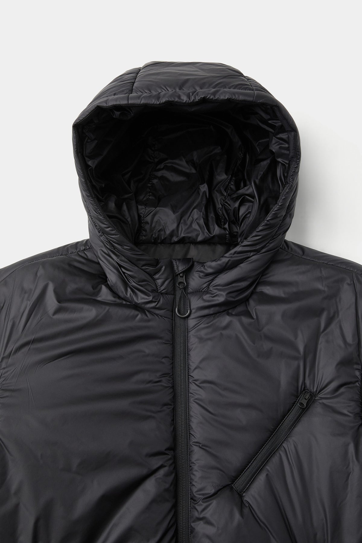 Coor - Light Weight Shell Padded Hoodie Jumper (Black) product image 5 | TRAB K-Fashion Australia