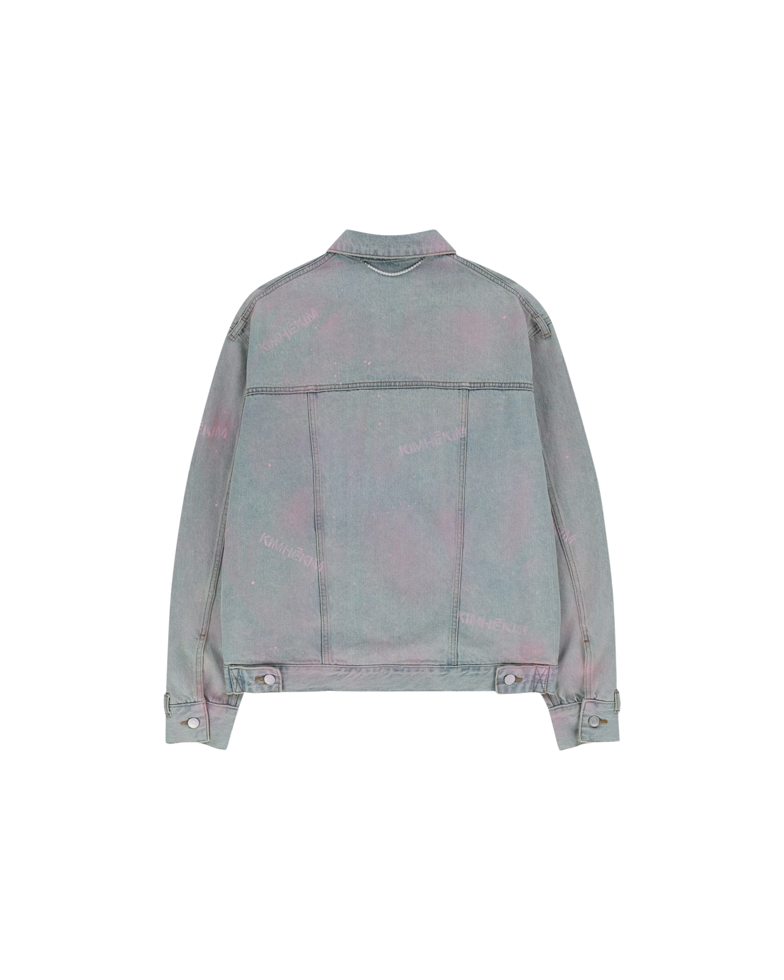Kimhe Kim - Spray Dyed Denim Jacket (Sky Blue) product image 12 | TRAB K-Fashion Australia