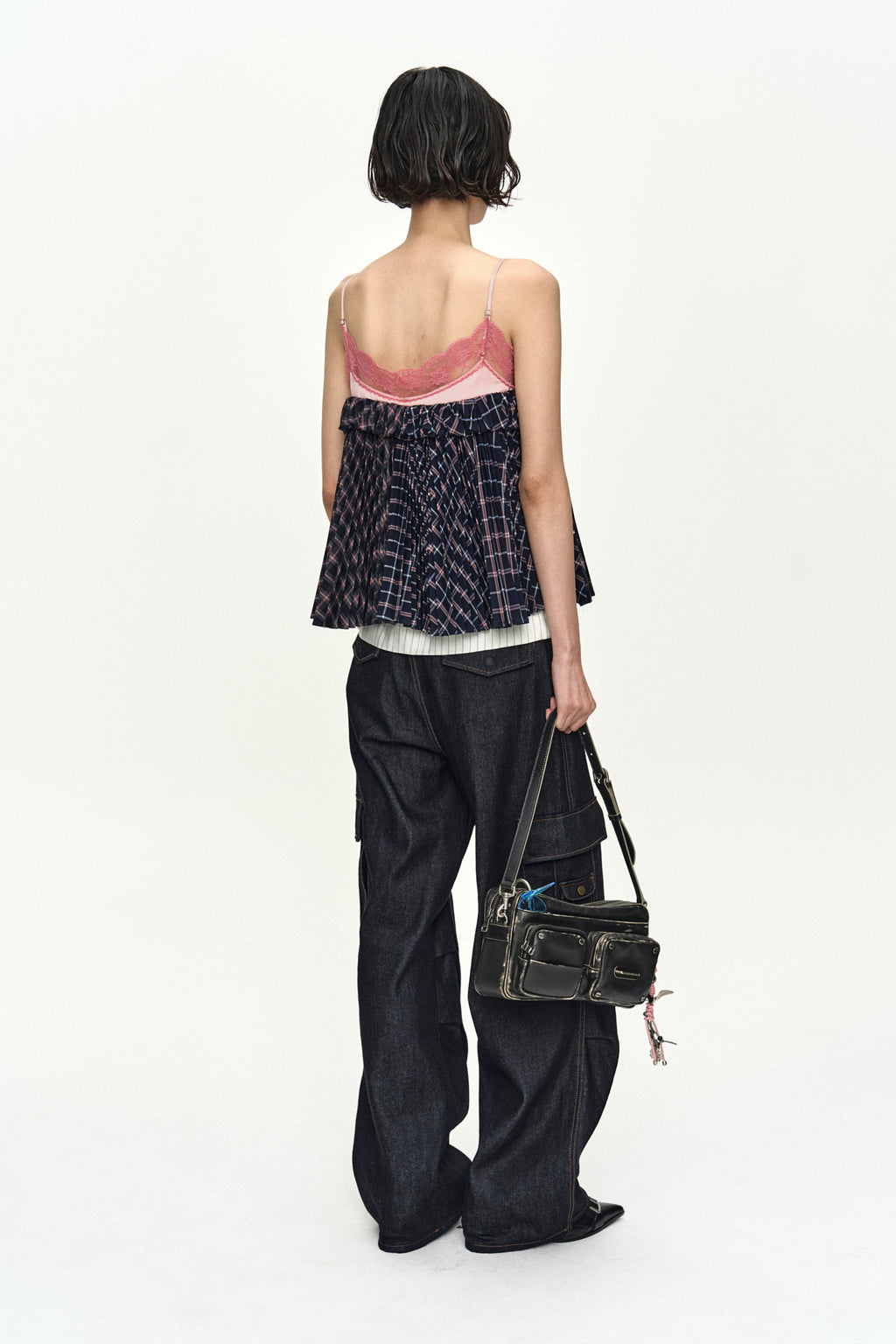 Andersson Bell - Rigid Turnover Cargo Jeans (Indigo) product image 2 | TRAB K-Fashion Australia