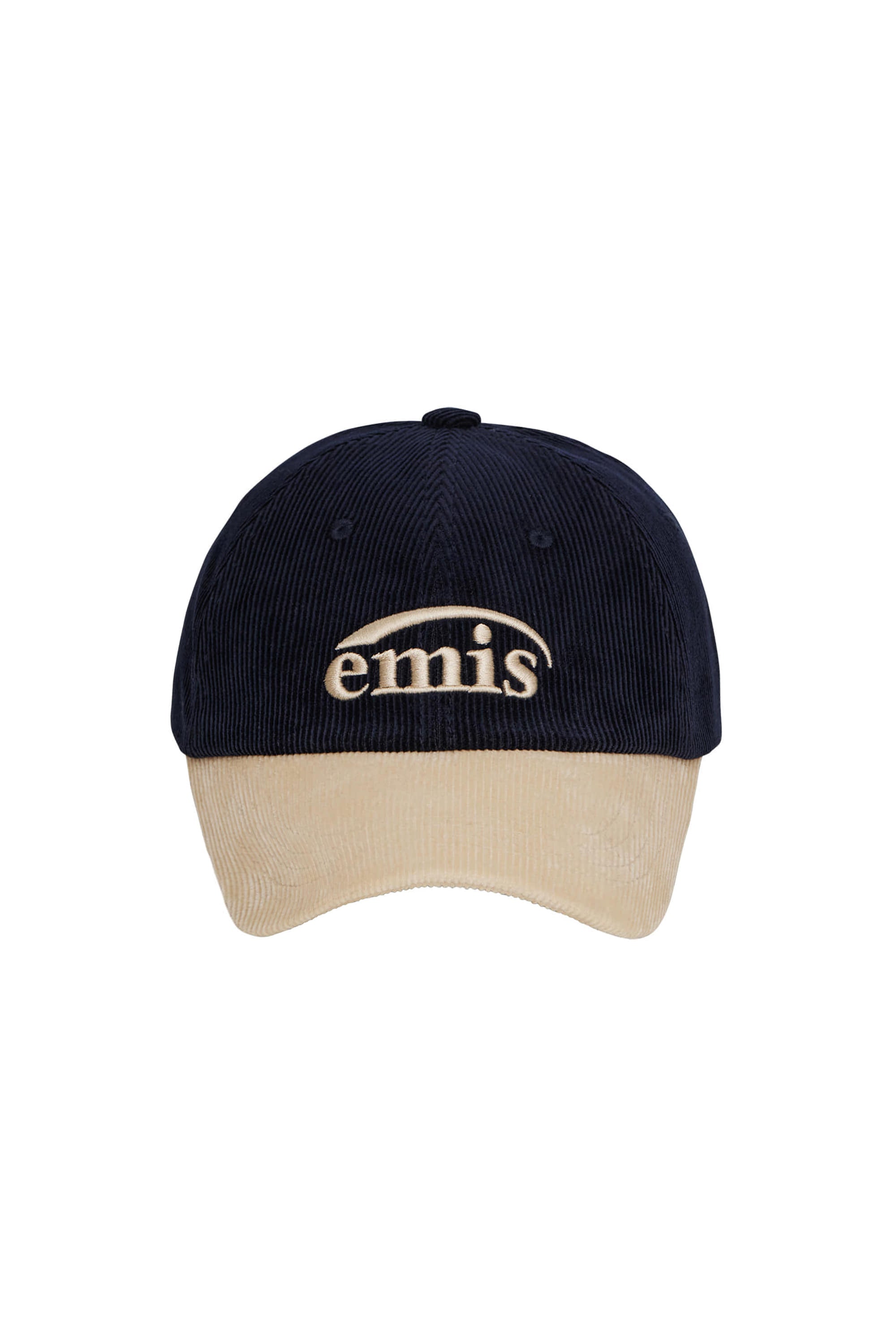 Emis - Corduroy Two-Tone Ball Cap (Navy) product image 1 | TRAB K-Fashion Australia