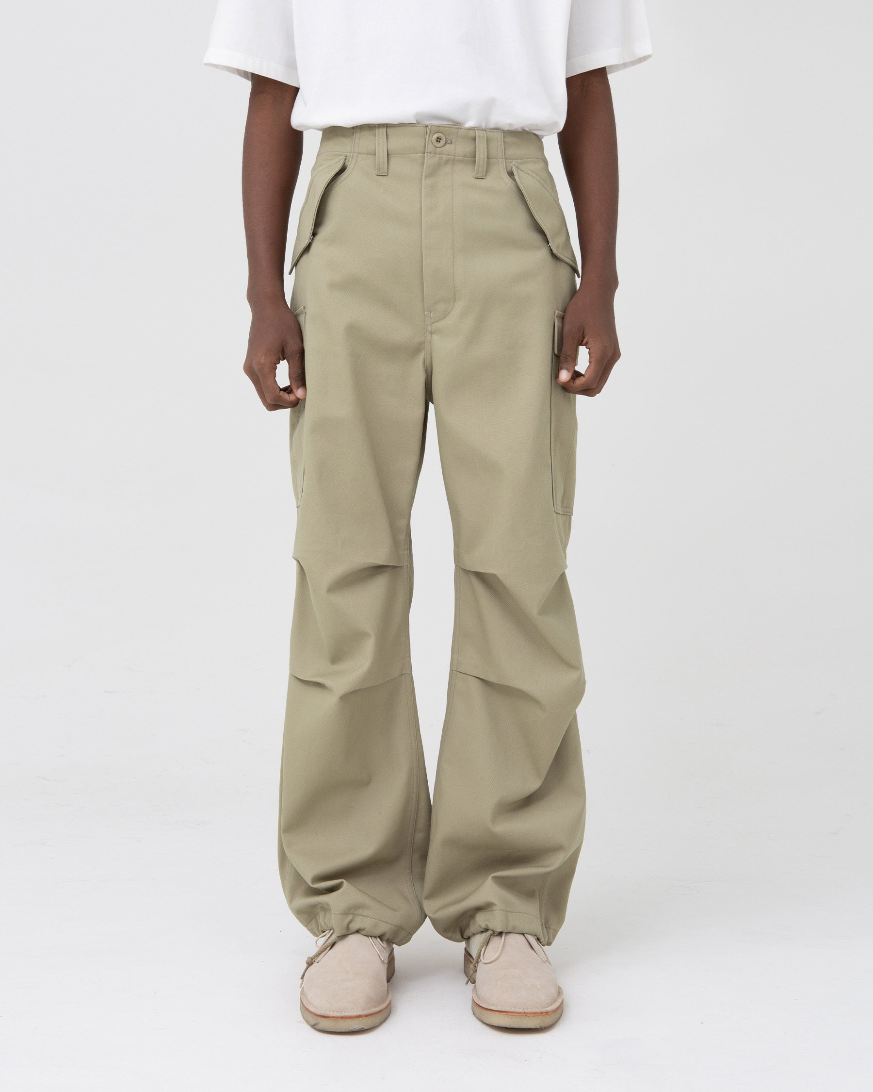 Brownyard - Brownyard X Dickies Military Field Pants (Khaki) product image 1 | TRAB K-Fashion Australia