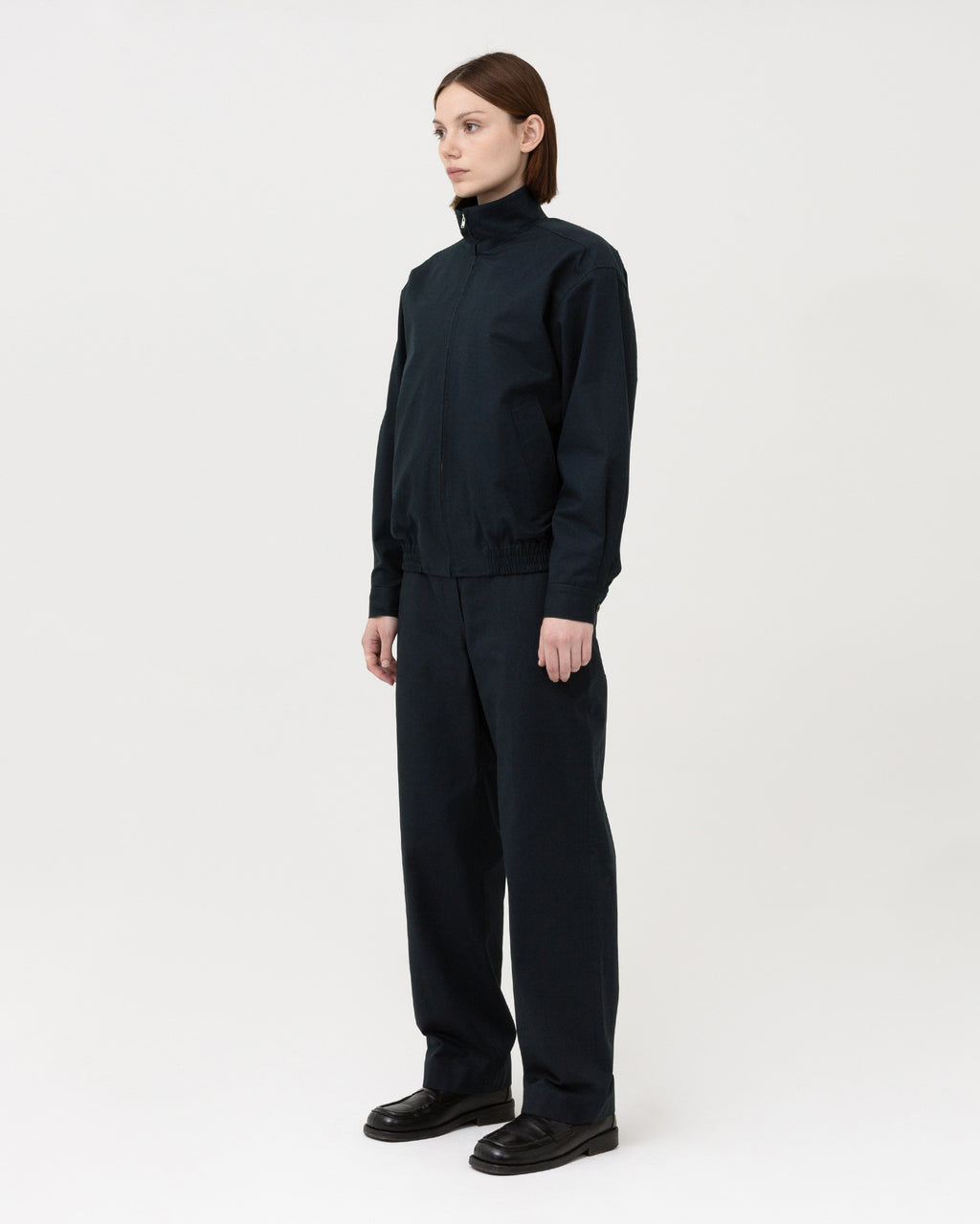 Brownyard - Stand Collar Blouson (Navy) product image 2 | TRAB K-Fashion Australia