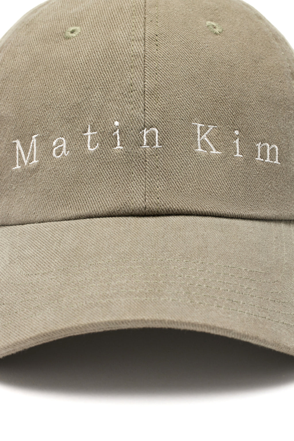 Matin Kim - Matin Cotton Washed Ball Cap (Khaki Grey) product image 4 | TRAB K-Fashion Australia
