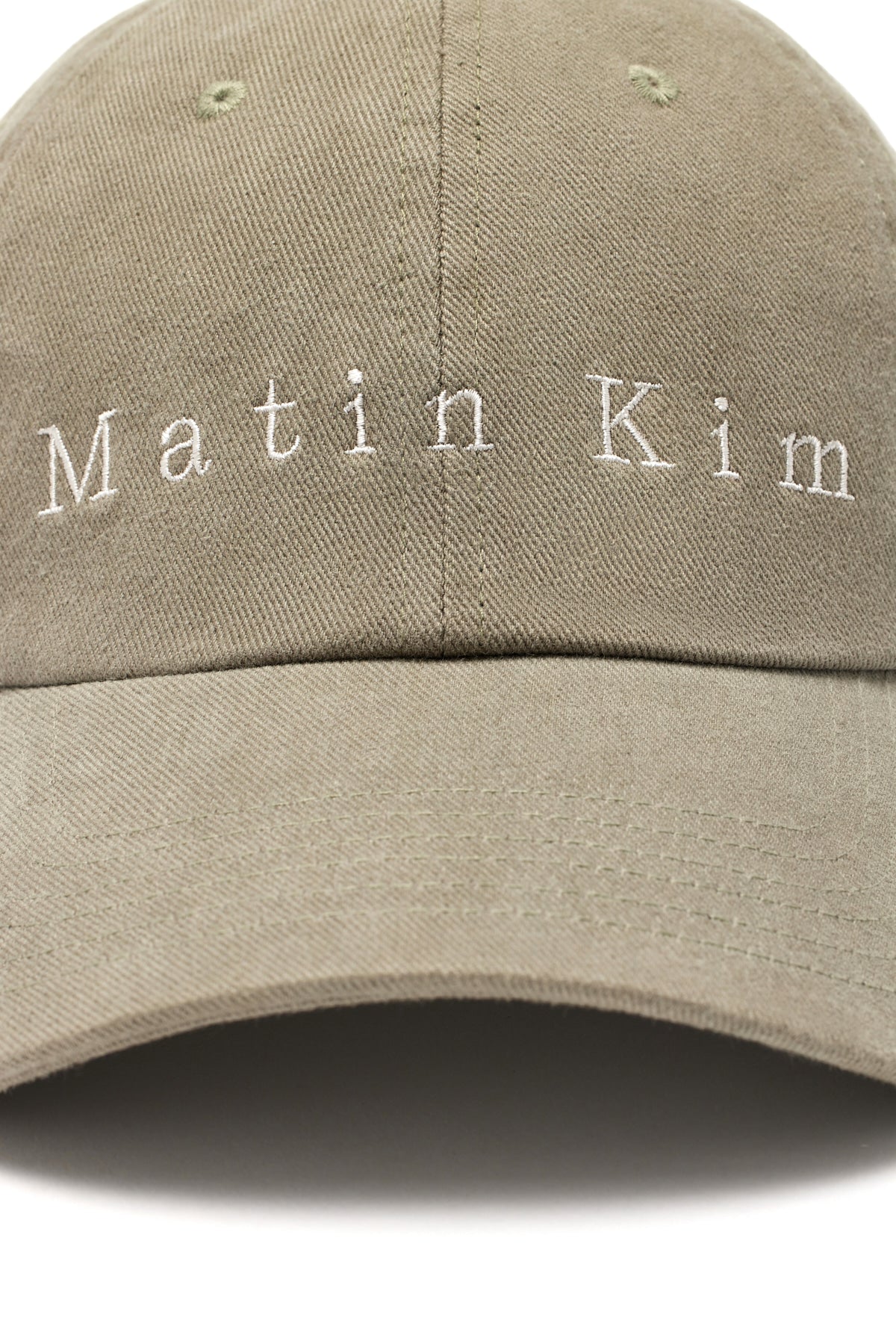 Matin Kim - Matin Cotton Washed Ball Cap (Khaki Grey) product image 4 | TRAB K-Fashion Australia