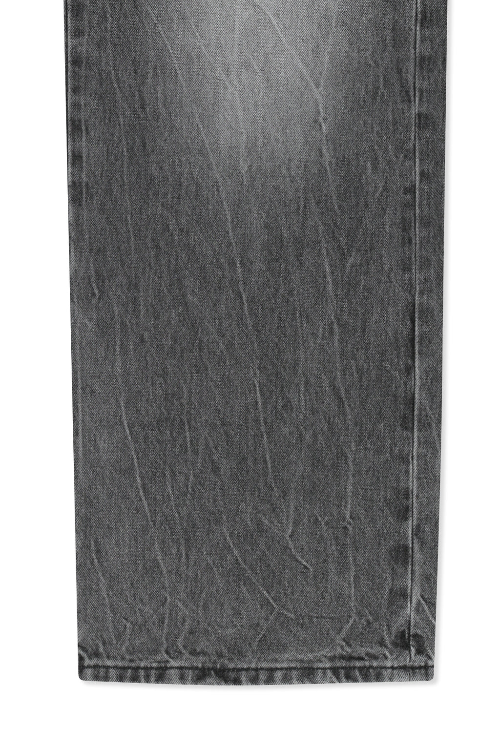 Matin Kim - Matin Waist Logo Wide Denim Pants (Grey) product image 4 | TRAB K-Fashion Australia