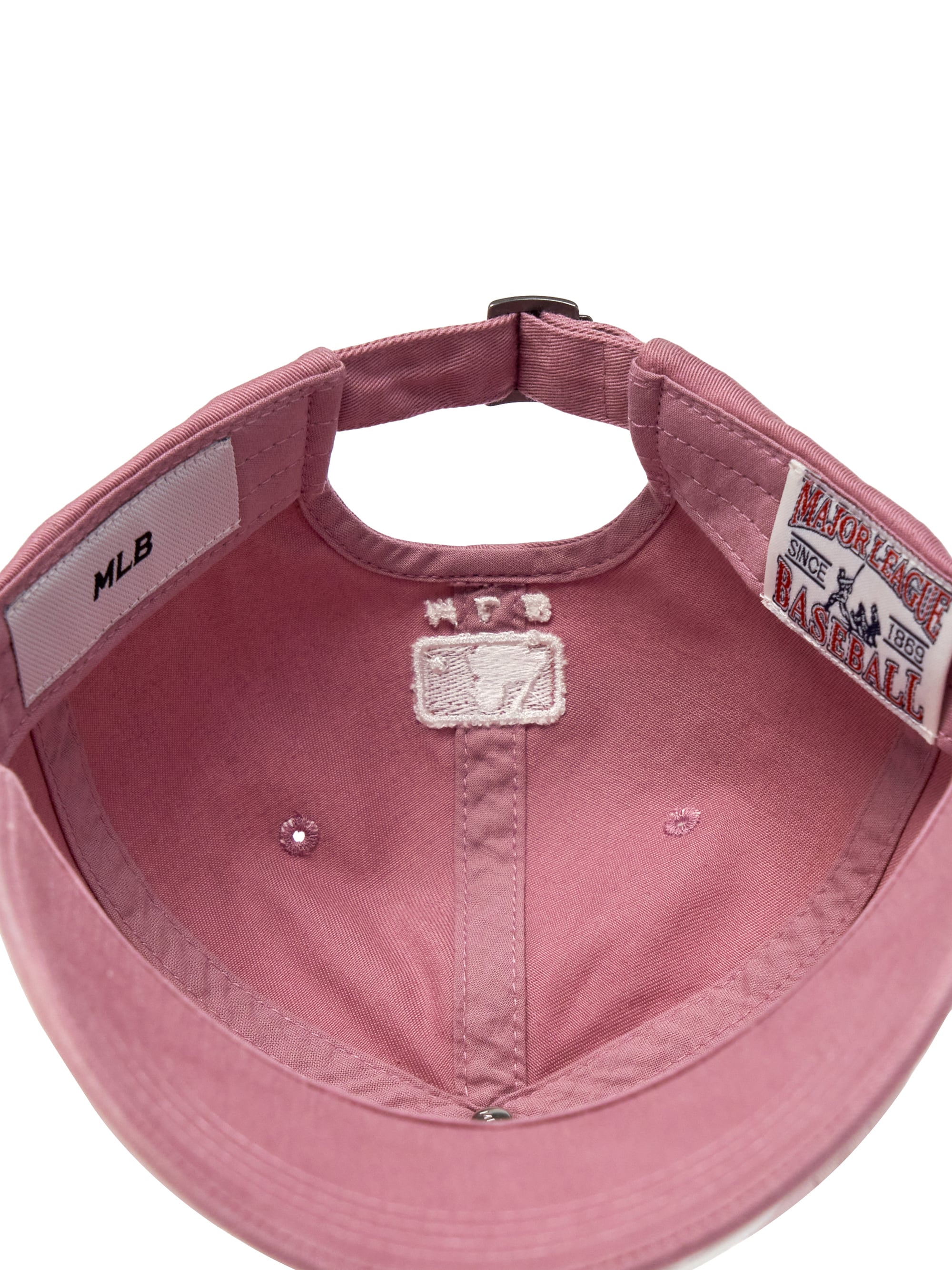 MLB Korea - MLB Vintage Washing Curve Logo Unstructured Ball Cap LA Dodgers (Pink) product image 8 | TRAB K-Fashion Australia