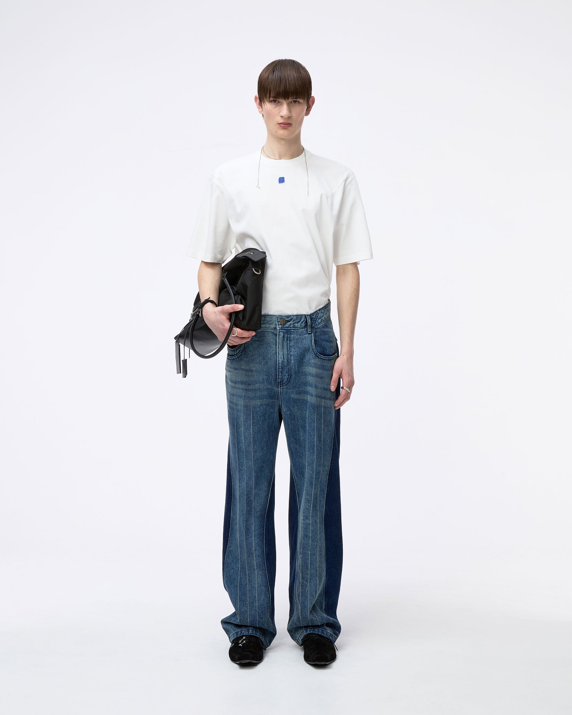 Ader Error - Tetraight T-shirt Product. 52 (Off White) product image 1 | TRAB K-Fashion Australia