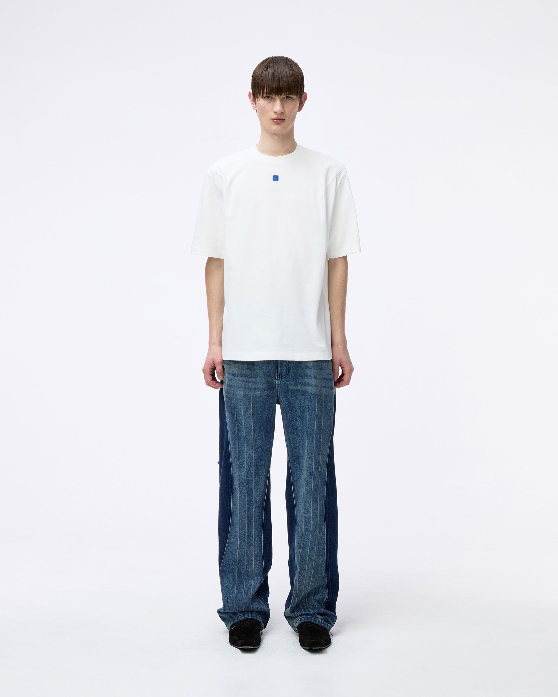 Ader Error - Tetraight T-shirt Product. 52 (Off White) product image 2 | TRAB K-Fashion Australia
