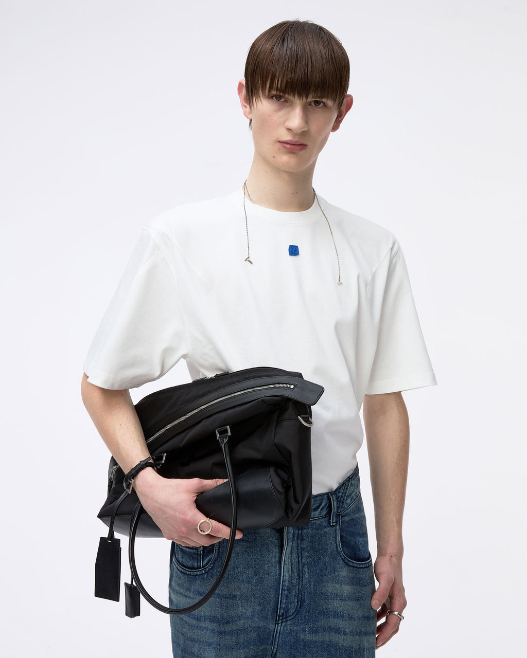Ader Error - Tetraight T-shirt Product. 52 (Off White) product image 5 | TRAB K-Fashion Australia
