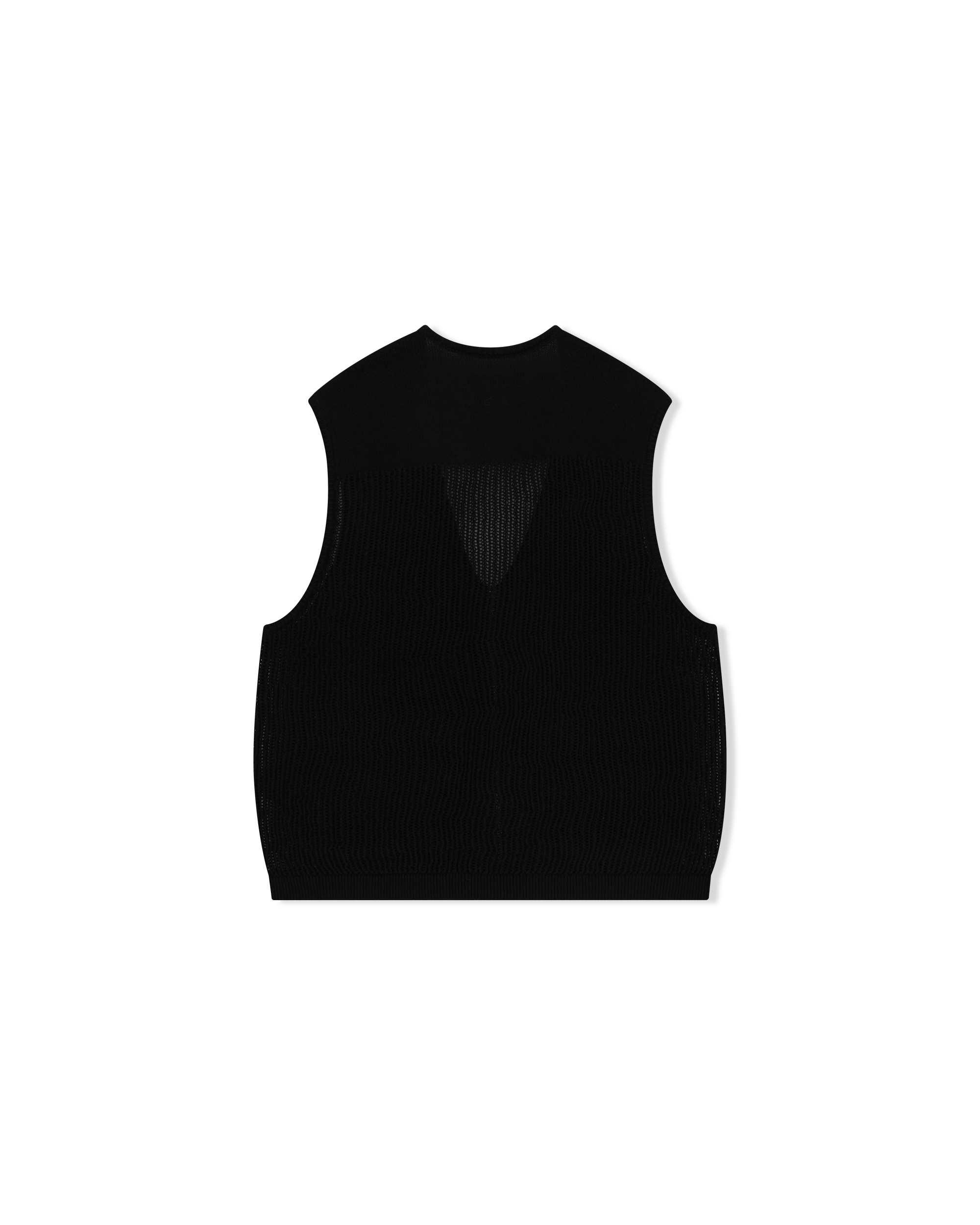 yeseyesee - Knitted Utility Vest (Black) product image 2 | TRAB K-Fashion Australia