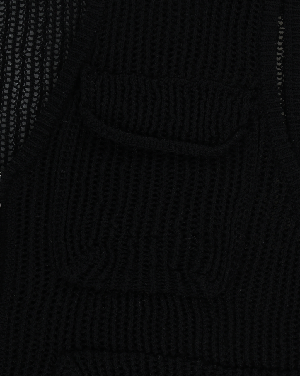 yeseyesee - Knitted Utility Vest (Black) product image 4 | TRAB K-Fashion Australia