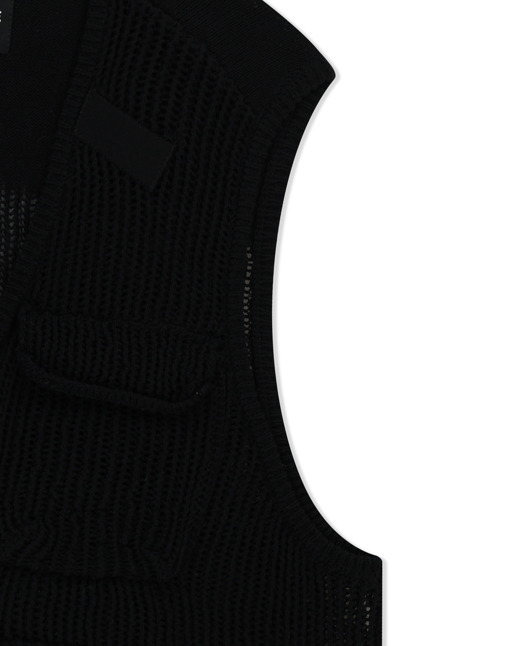 yeseyesee - Knitted Utility Vest (Black) product image 6 | TRAB K-Fashion Australia