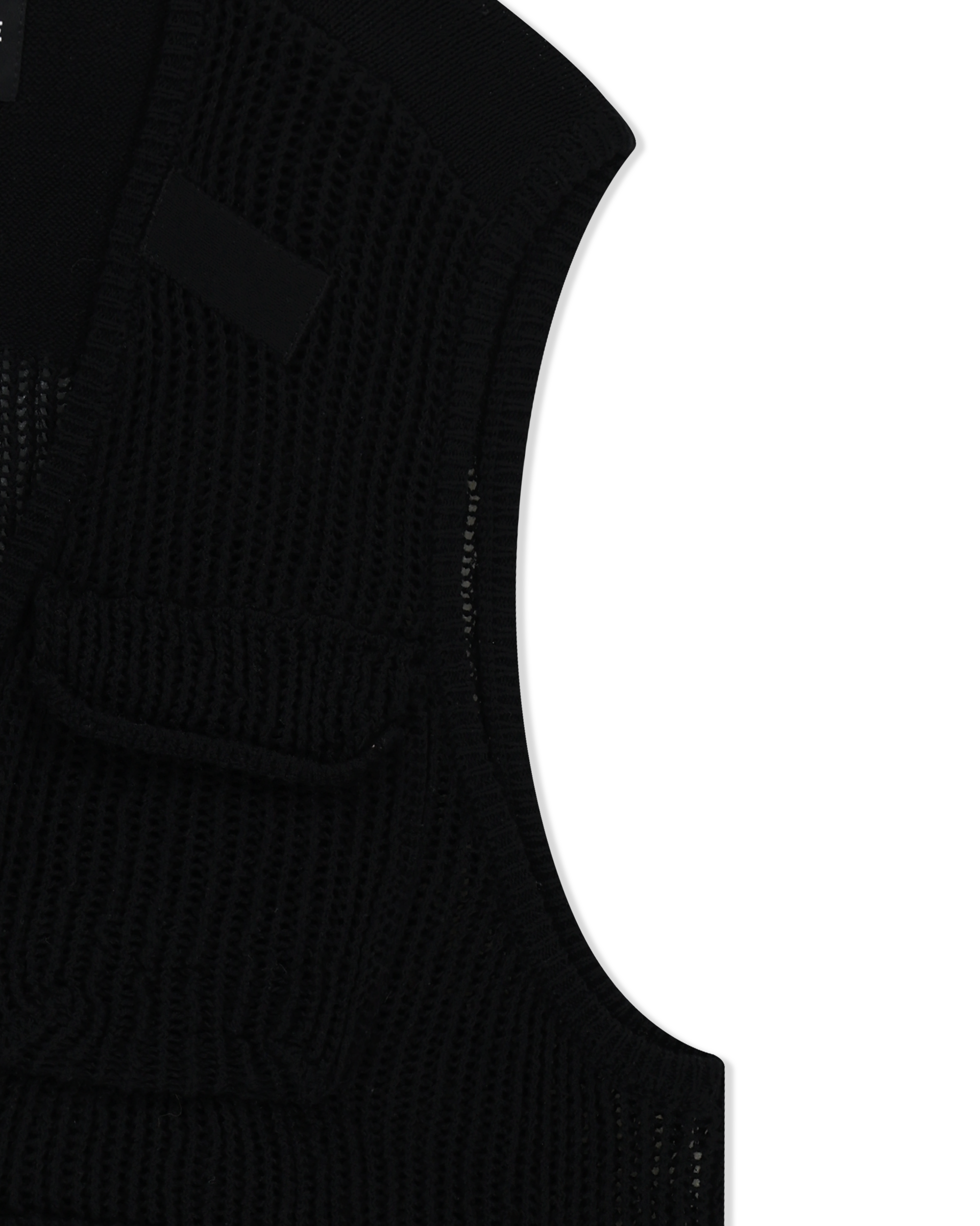 yeseyesee - Knitted Utility Vest (Black) product image 6 | TRAB K-Fashion Australia
