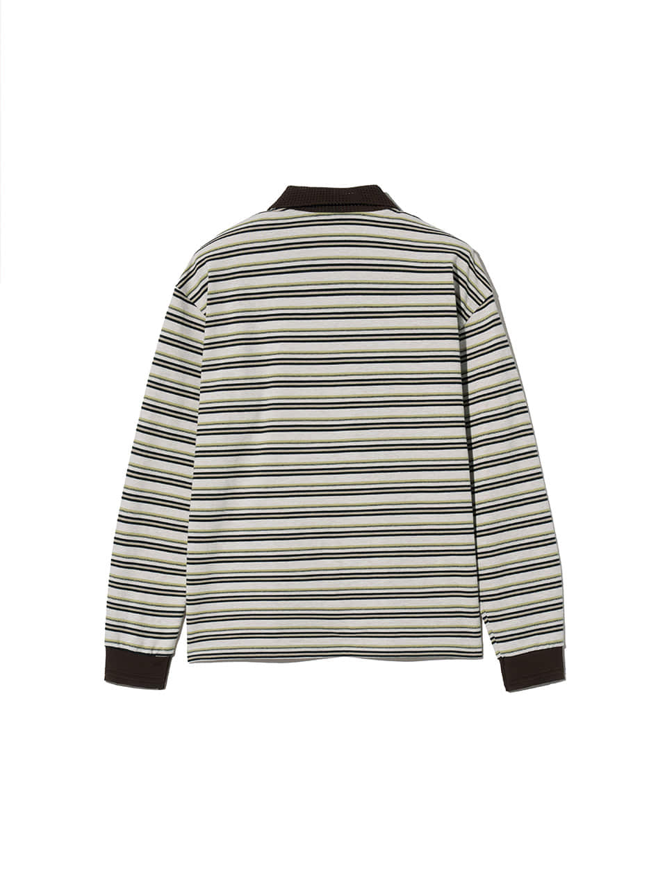 Kijun - Fresh Border Pique Polo (Brown) product image 8 | TRAB K-Fashion Australia