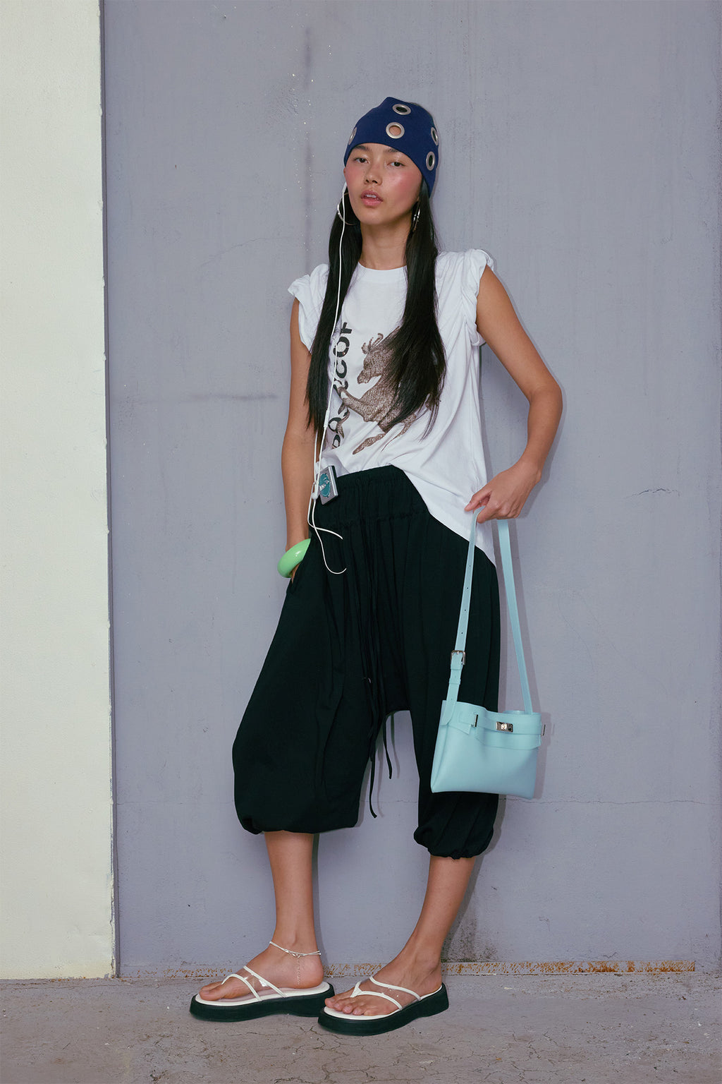 Deinet - Horse Graphic T-Shirt (White) product image 4 | TRAB K-Fashion Australia