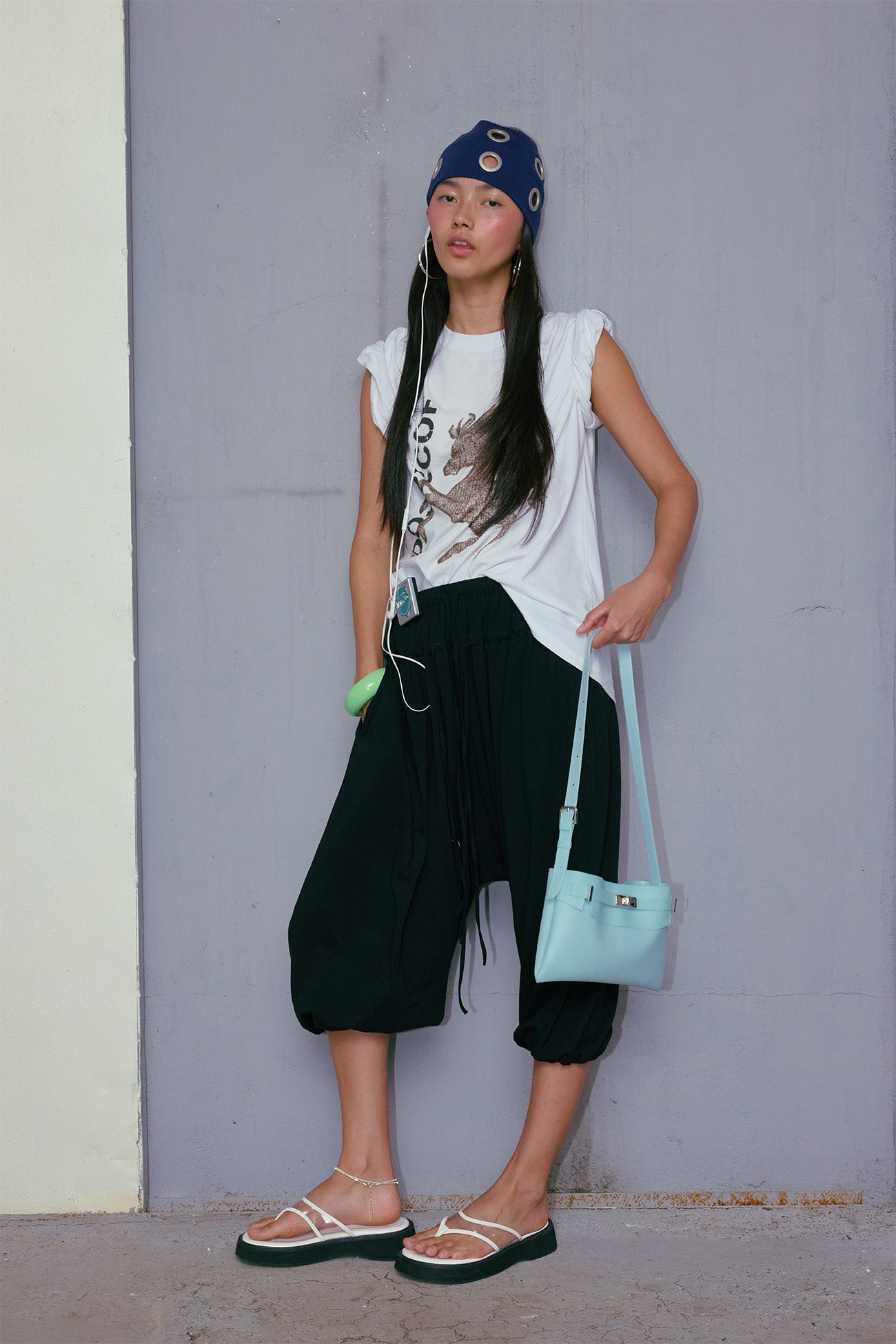 Deinet - Horse Graphic T-Shirt (White) product image 4 | TRAB K-Fashion Australia