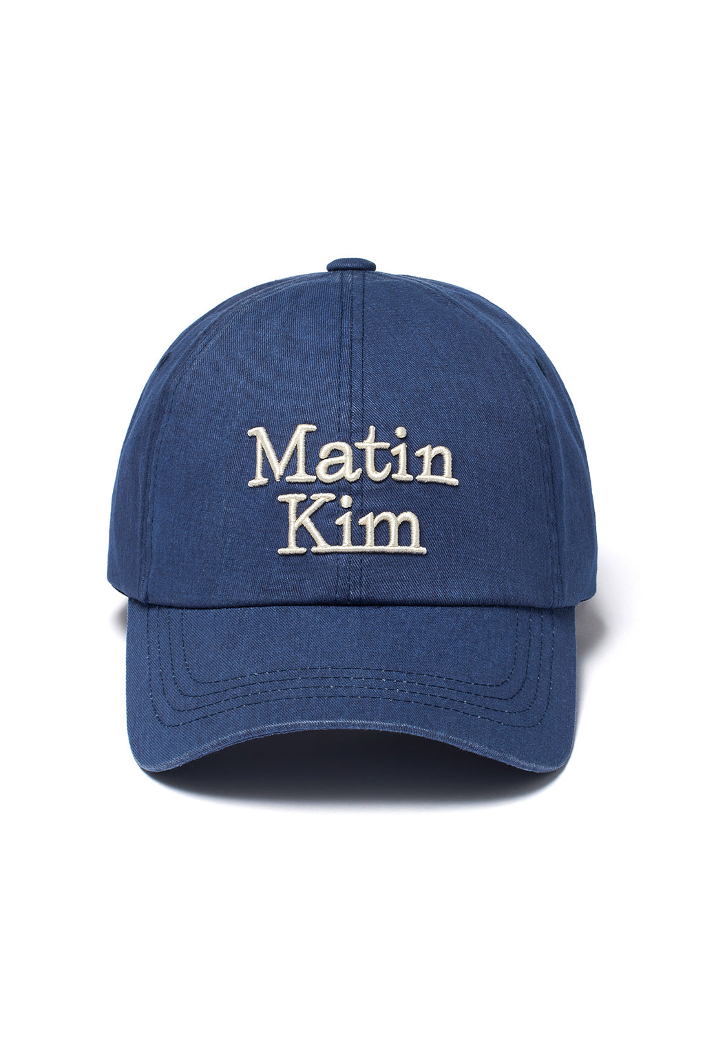 Matin Kim - Matin Volume Logo Ball Cap (Navy) product image 1 | TRAB K-Fashion Australia