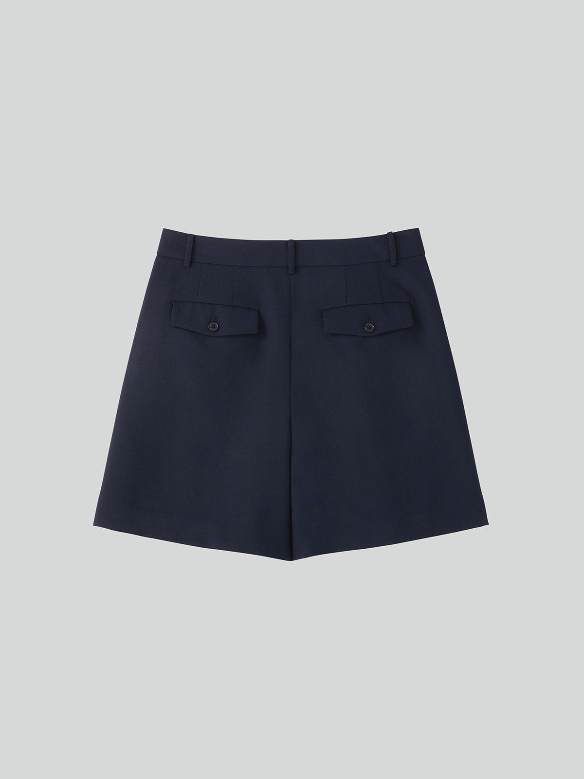 Recto - Double Pleated Shorts (Dark Navy) product image 5 | TRAB K-Fashion Australia