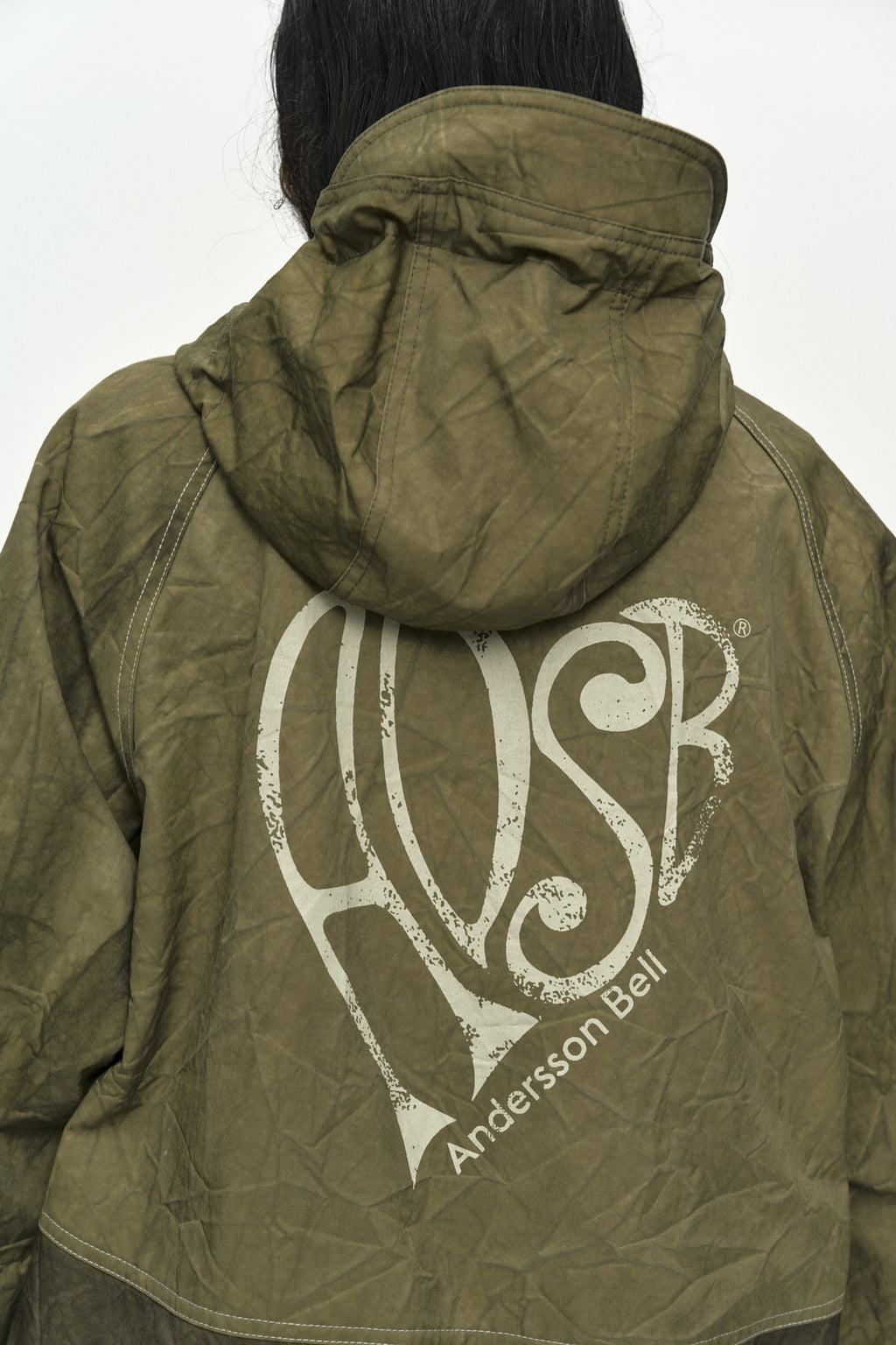 Andersson Bell - Unisex Tie-Dyed Beach Shell Jacket (Beige) product image 9 | TRAB K-Fashion Australia