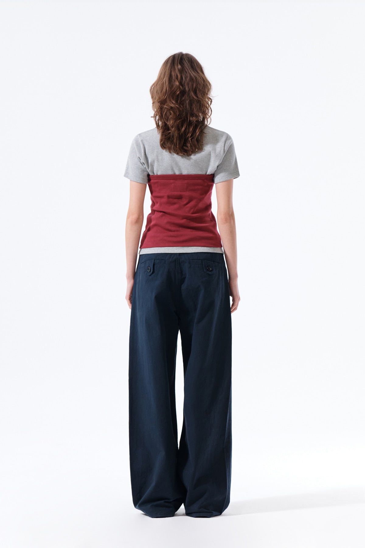 Matin Kim - Label Detail Halter Tank Top (Wine) product image 8 | TRAB K-Fashion Australia