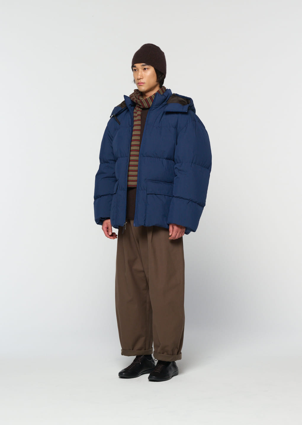 Amomento - [Pre-Order] mid down puffer (Blue) product image 3 | TRAB K-Fashion Australia
