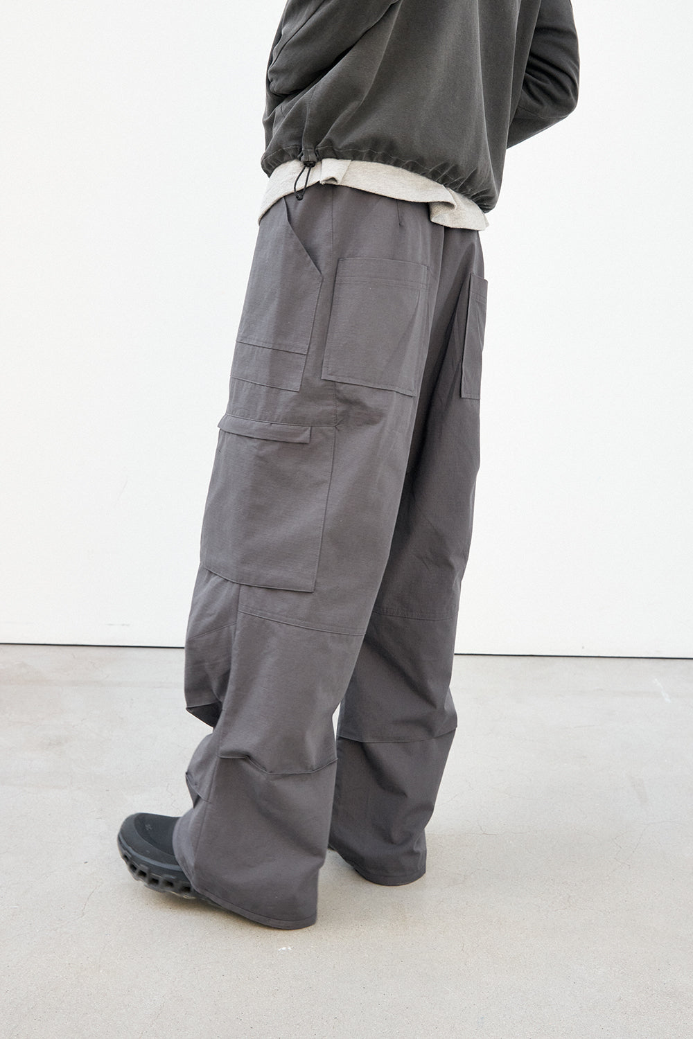 Hatchingroom - Fatigue Over Pants Ripstop (Graphite) product image 13 | TRAB K-Fashion Australia