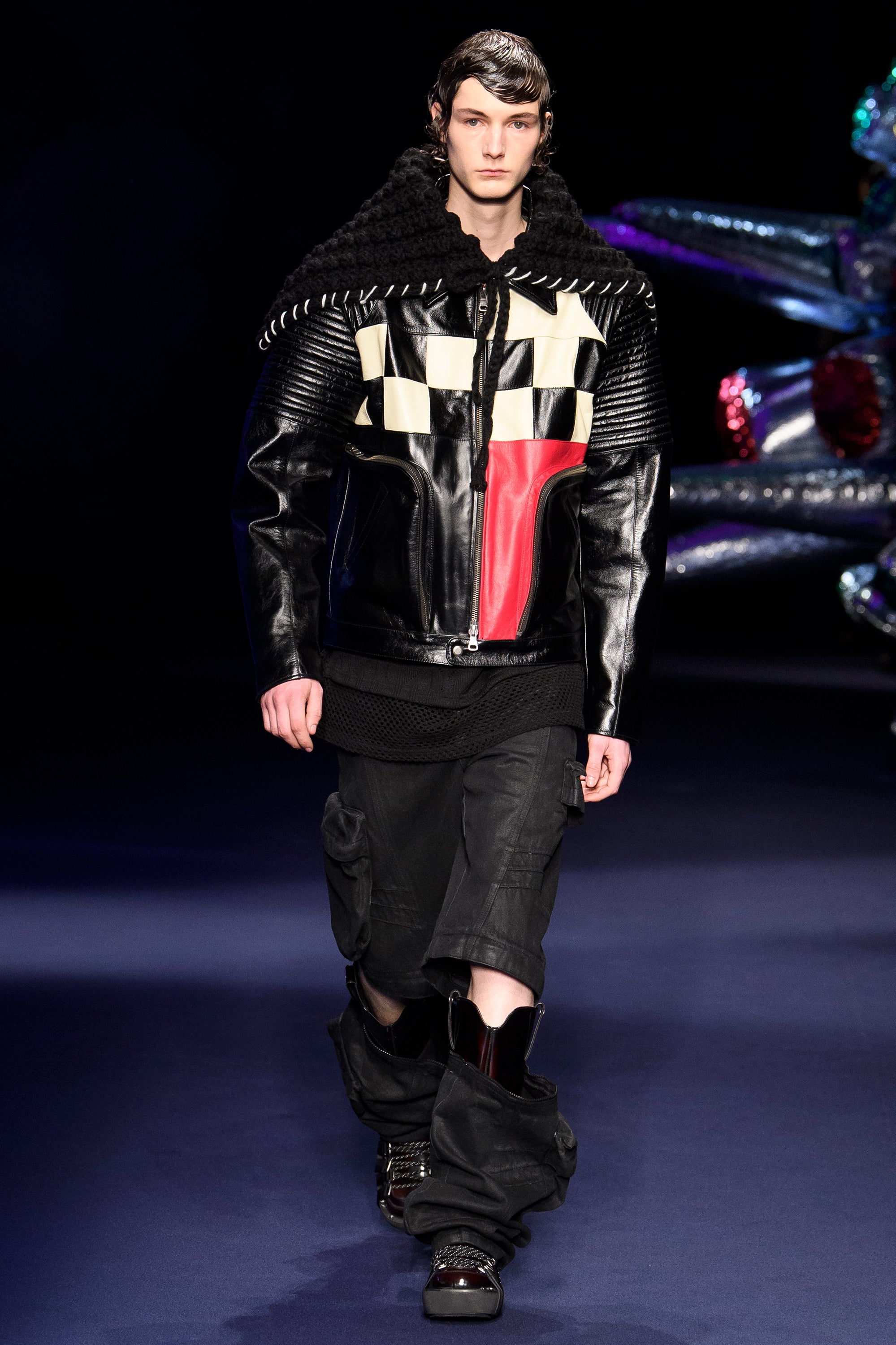 Andersson Bell - Cargo Coated Wide-Leg Jeans (Black) product image 4 | TRAB K-Fashion Australia