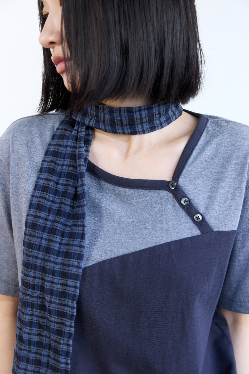 Hatchingroom - Scarf Tee (Blue Charcoal) product image 14 | TRAB K-Fashion Australia