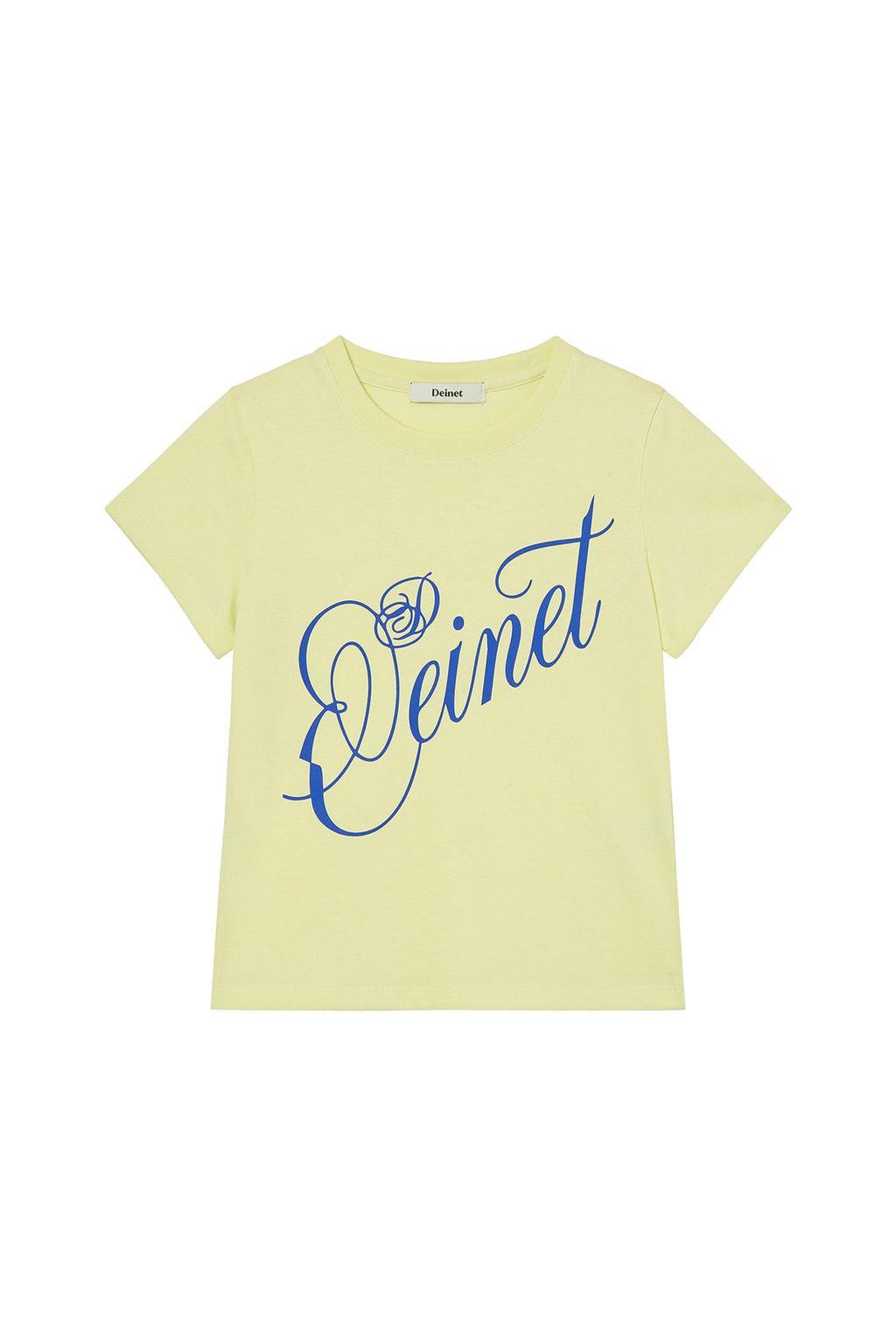 Deinet - Rose Typo Graphic T-Shirt (Light Yellow) product image 9 | TRAB K-Fashion Australia