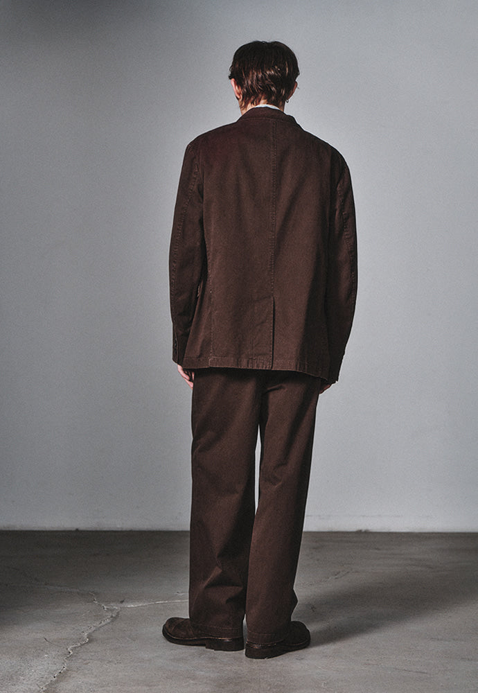 Art if acts - One Tuck Chino Pants (Brown) product image 3 | TRAB K-Fashion Australia