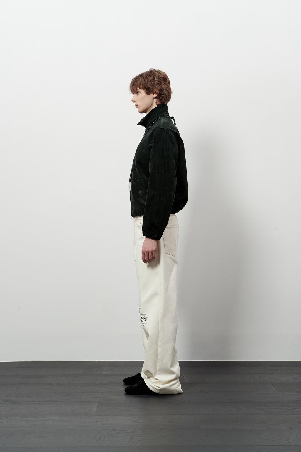 STU - Strap Corduroy Jacket (Black) product image 3 | TRAB K-Fashion Australia