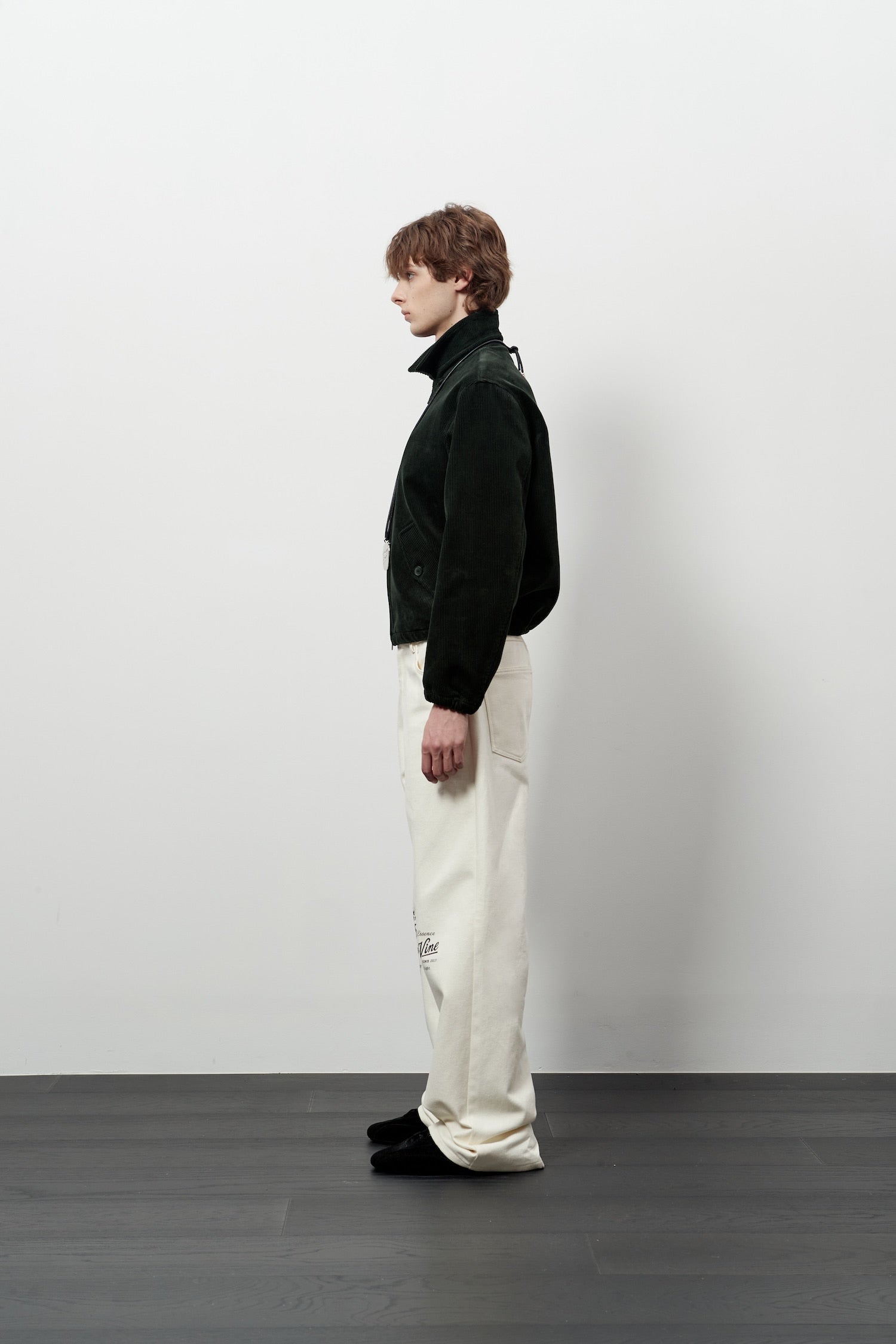 STU - Strap Corduroy Jacket (Black) product image 3 | TRAB K-Fashion Australia