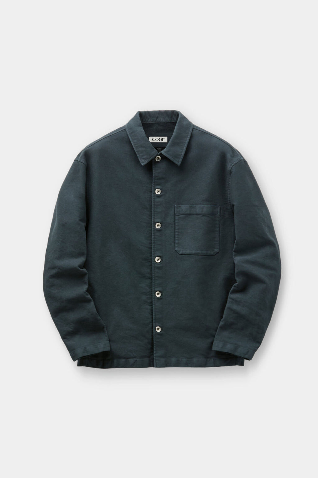 Coor - Garment Dyed Rumberjack Shirt (Charcoal) product image 1 | TRAB K-Fashion Australia
