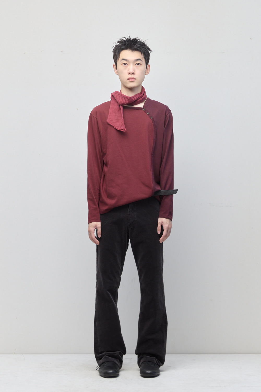 Hatchingroom - Flare Pants Corduroy (Washed Purple Charcoal) product image 8 | TRAB K-Fashion Australia